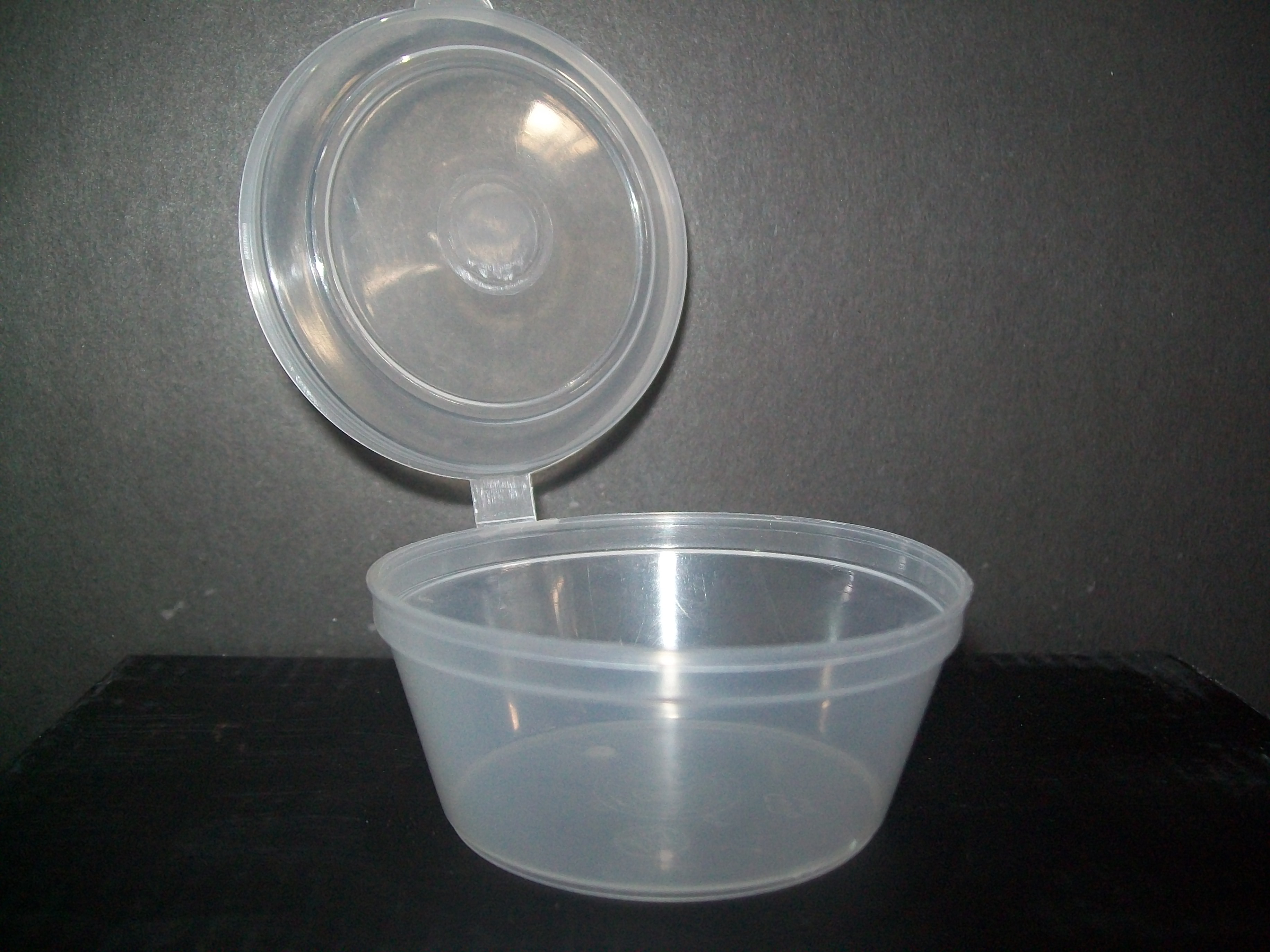 35ml PP Sauce Cup with Hinged Lid "Magic Plastics"
